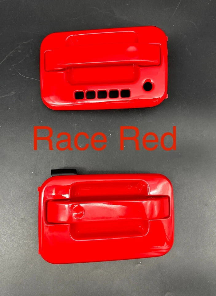 Juego de manijas de puerta delantera Ford F150 2009-2014 rojo carrera (PQ) Foto 1 de 4