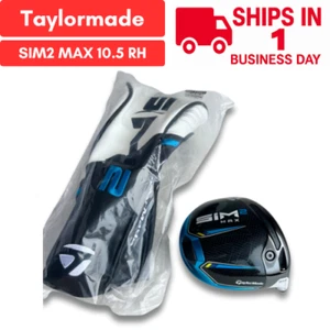 TaylorMade SIM2 MAX 10.5 Driver Head Only RH With Headcover USED FAST SHIP - Picture 1 of 24