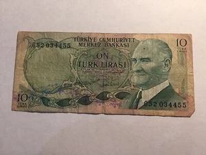 Ticket Turkey 10 Lira - Picture 1 of 2