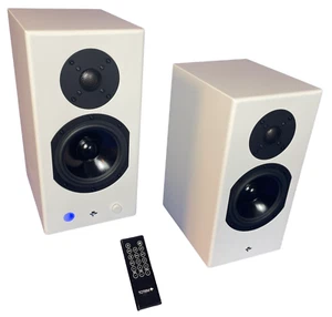 Totem KIN Play, Bluetooth aptX HD  Speakers-120Wx2-White-Remote-PAIR-Mint-PreOwn - Picture 1 of 14