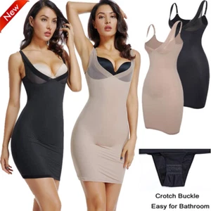 Women's Shaperwear Full Body Slip Seamless Firm Tummy Control Slip Under Dresses - Picture 1 of 45