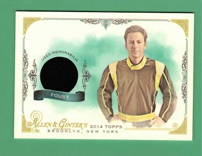 2014 TOPPS ALLEN & GINTER TANNER FOUST USED MEMORABILIA RELIC - Image 1 of 2