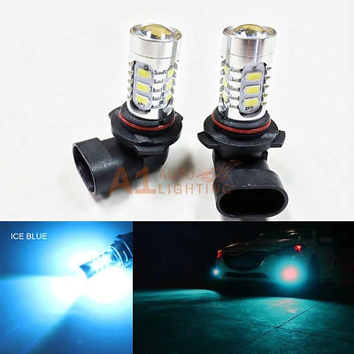 2x Ice Blue 9006 15w High Power Bright LED Bulbs 5730 SMD Fog light Replacement - Image 1 of 4