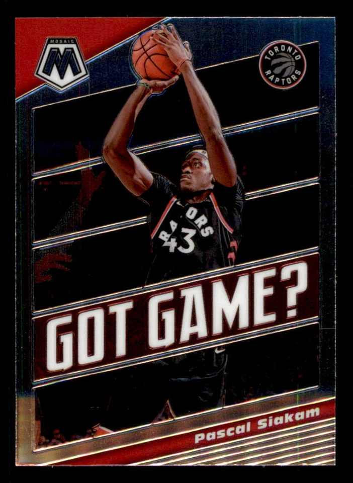 2019-20 Panini Mosaic Got Game? #5 Pascal Siakam - Image 1 of 2
