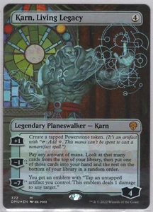 1x Karn, Living Legacy *Borderless Foil* - Dominaria United - Near Mint - Bild 1 von 1