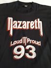 Vintage Nazareth Shirt XL Loud N Proud 1993 Tour Screen Stars Single Stitch