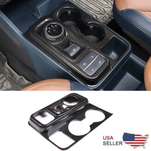 Carbon Fiber Look Central Control Gear Shift Panel trim For FORD Maverick 2022+ - Imagen 1 de 12