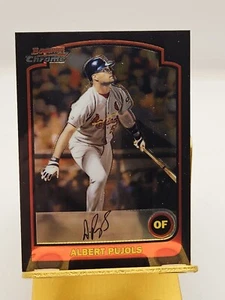 2003 Bowman Chrome Albert Pujols #24 Early Card Hall Of Fame St Louis Cardinals - Picture 1 of 2