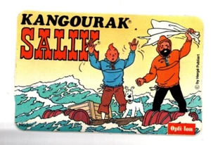 Tintin. Autocollant KANGOURAK SALIK. Tintin et Haddock sur le radeau. PF26 - Imagen 1 de 1
