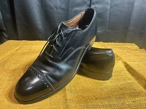 Alden 6789 Jos A Bank Clothiers Black Captoe Leather Dress Shoes - Sz. 9.5 B/D - Picture 1 of 10