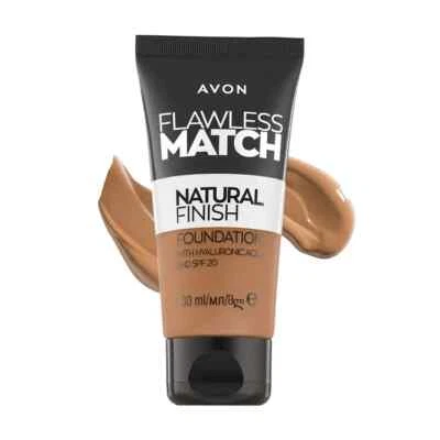 Avon Flawless Match Natural Finish Liquid Foundation SPF20 | 310N MEDIUM BEIGE - Image 1 of 4