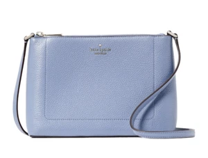 New Kate Spade Leila Crossbody Pebble Leather Thunderstorm with Dust bag - Picture 1 of 5