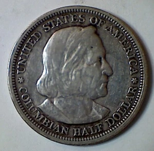 1893 Columbian Exposition Commemorative 50¢ Half Dollar 90% Silver S57 - Picture 1 of 2