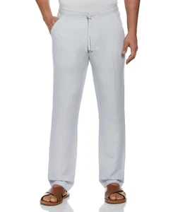 Drawstring Pant with Back Elastic Waistband, Sleet, Size Small, 28x30 - Picture 1 of 3
