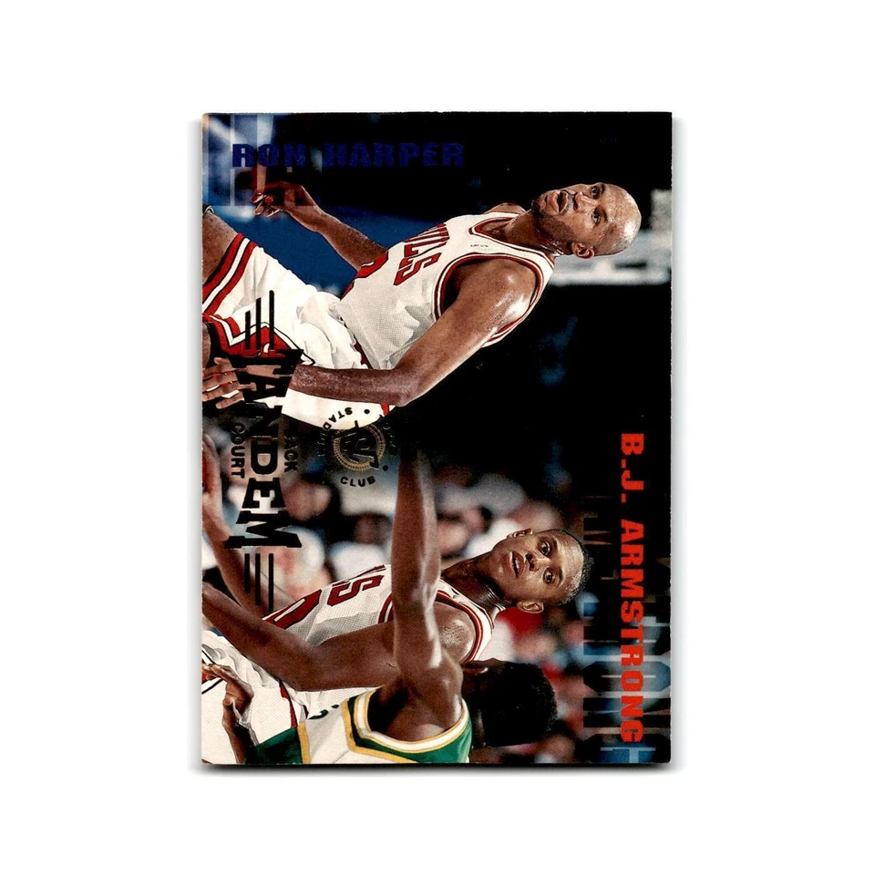 1994 Topps Stadium Club B.J. Armstrong/Ron Harper Bulls #276 - Image 1 of 3