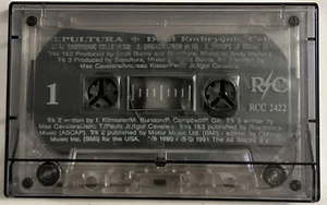 Rare SEPULTURA Dead Embryonic Cells Cassette Tape Only Roadrunner Records - Picture 1 of 3
