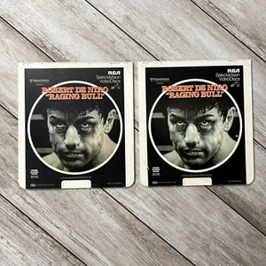 RCA CED Videodisc 1981 Raging Bull Robert De Niro Part 1 & 2 - Picture 1 of 4