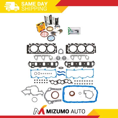 Juego completo de juntas cojinetes anillos aptos para Ford Mercury 91-95 3,0 L OHV VIN U 1 Foto 1 de 4