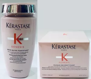 Genesis : Bain Nutri Fortifiant 250ML + Masque Reconstituant 200ML Kerastase - Picture 1 of 1