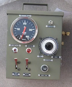B1900-4800 Panel Assembly Auxiliary Control NSN 2590011064067 Macleod Instrument - Picture 1 of 8