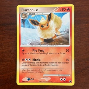 Tarjeta Pokémon Flareon 19/100 No Holo Rara Majestic Dawn - Imagen 1 de 2