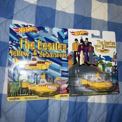 Hot Wheels Beatles Submarino Amarillo Lote de 2 Foto 1 de 3