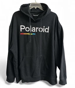 Polaroid Land Camera Hoodie Herren XL schwarz Capture & Remember Retro Grafik - Bild 1 von 10