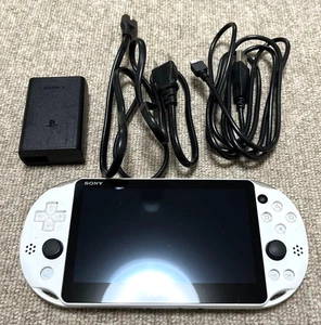 Consola portátil Sony PS Vita PCH-2000 blanca con cargador PlayStation funcionando Japón - Imagen 1 de 8