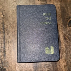 1969 JESUS THE CHRIST by James E Talmage Padded Hardback Cover w/ SL Temple - Picture 1 of 2