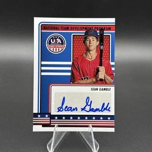 2023 Panini USA Stars & Stripes Sean Gamble Auto Rookie Prospect 1st Round - Bild 1 von 2