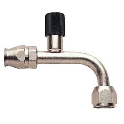 90 градусов никелированный фитинг переменного тока, уплотнительное кольцо пилот с портом, -8 AN - Изображение 1 из 4