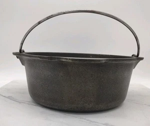 Vintage Griswold 10" Dutch Oven Topf Pfanne mit Bügelgriff #1278A vor 1957 ohne Deckel - Bild 1 von 9