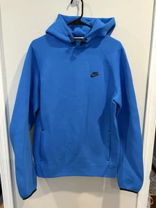 Felpa con cappuccio pullover Nike Sportswear Tech Fleece uomo PICCOLO alto FB8016-435 acg nuova con etichette - Foto 1 di 5