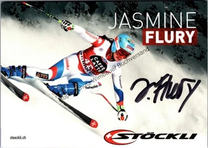 Original Autogramm Jasmine Flury Ski Alpin /// Autograph signiert signed  348848 - Picture 1 of 2
