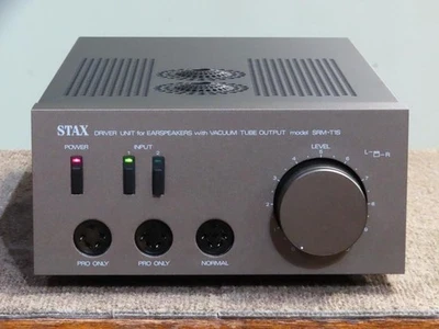 STAX SRM-T1S Driver Unit with Vacuum Tube Output for Earspeakers AC 100V Working - Image 1 of 4