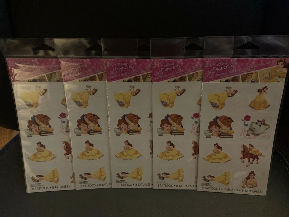 New Disney Beauty & The Beast Belle Birthday Party Supplies Tableware & Balloons - Image 1 of 1