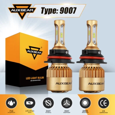 2x AUXBEAM 9007 LED Headlight Bulbs Kit for Ford Explorer 1996-2001 Ranger 97-05 - Image 1 of 4