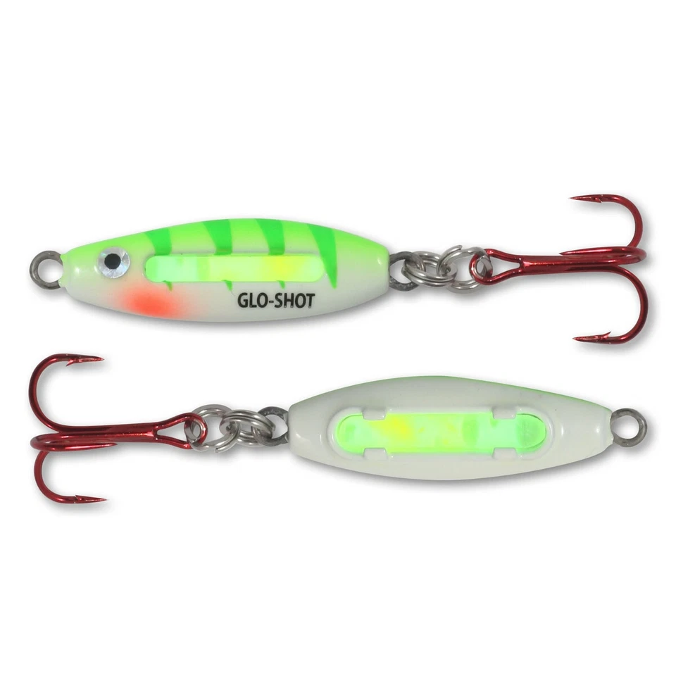 CUCHARA NORTHLAND GLO-SHOT FIRE-BELLY 1/4 oz UV Glo Perch Foto 1 de 1