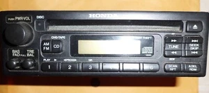 Honda Matsushita 2002 #39100-SOX-C020 radio/CD plataforma automotriz vintage - Imagen 1 de 2
