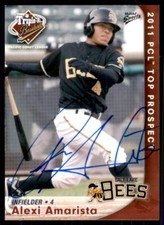 2011 MultiAd Pacific Coast League Top Prospects Alexi Amarista IP Signed Auto