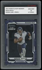 Malik Willis 2022 Panini Playoff Momentum 1st Graded 10 Rookie Card RC Titans