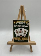The Original Hero Decks Presents Green Bay Football Heroes Playing Cards SEALED
