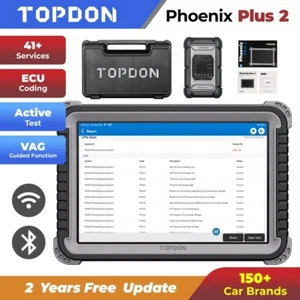 2025 TOPDON Phoenix Plus 2 Coding Car Full System Diagnostic Scanner Tool AU - Picture 1 of 17
