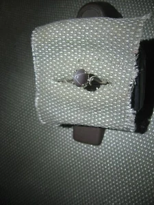 9X7MM ANTHRAZITGRAUER LINDE STERN SAPHIR RING 925 STERLINGSILBER GRÖSSE 9 - Bild 1 von 4