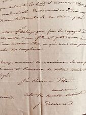 Julia De Varennes 1800 - 1849 berühmte französische Ballerina selten Brief an J. bennelli