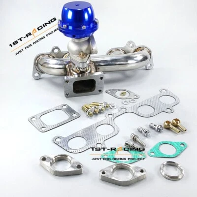 COLECTOR DE ESCAPE + Kit Wastegate externo 38 mm para Toyota 4Runner 2,7 L 1996-00 Foto 1 de 4