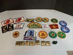 VTG 1972-75 Boy Scouts Belt Buckles, Patches Medals Nassau County NY 27pc - Picture 1 of 7