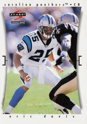 1997 Score Football #266 Eric Davis PANTHERS - Image 1 of 2