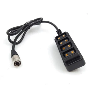 Hirose Male 4 Pin Power Splitter 4x D-tap Hub 10A for Sony F55 Panasonic Camera - Picture 1 of 5
