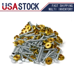 For Peterbilt 379 Hucks & Collars - 1/4" / Large Flange Collars - Pack of 50 - Picture 1 of 7